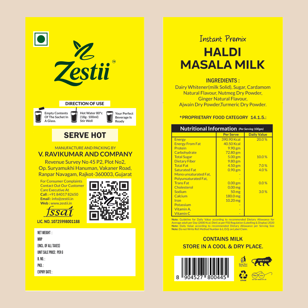 HALDI MASALA MILK - Image 3
