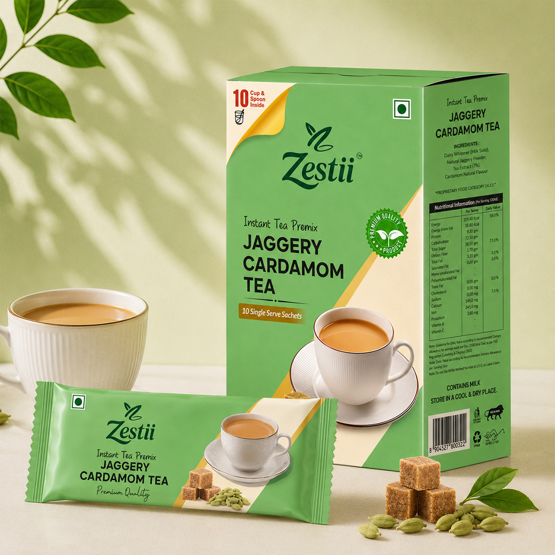 JAGGERY CARDAMOM TEA - Image 4